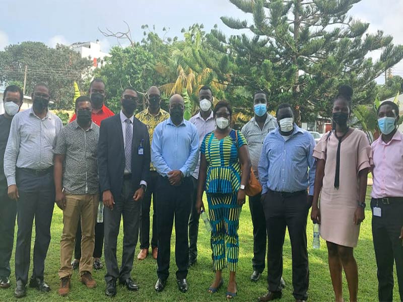 Nyaho Visit Group Photo